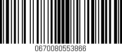 Código de barras (EAN, GTIN, SKU, ISBN): '0670080553866'