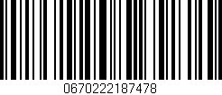 Código de barras (EAN, GTIN, SKU, ISBN): '0670222187478'