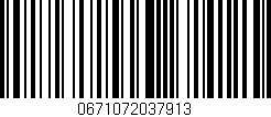 Código de barras (EAN, GTIN, SKU, ISBN): '0671072037913'