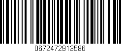 Código de barras (EAN, GTIN, SKU, ISBN): '0672472913586'