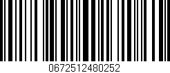 Código de barras (EAN, GTIN, SKU, ISBN): '0672512480252'