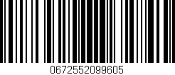 Código de barras (EAN, GTIN, SKU, ISBN): '0672552099605'