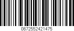 Código de barras (EAN, GTIN, SKU, ISBN): '0672552421475'