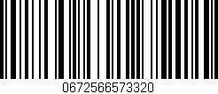 Código de barras (EAN, GTIN, SKU, ISBN): '0672566573320'
