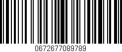 Código de barras (EAN, GTIN, SKU, ISBN): '0672677089789'