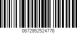 Código de barras (EAN, GTIN, SKU, ISBN): '0672952524776'