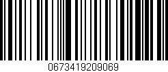 Código de barras (EAN, GTIN, SKU, ISBN): '0673419209069'