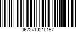 Código de barras (EAN, GTIN, SKU, ISBN): '0673419210157'