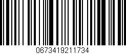 Código de barras (EAN, GTIN, SKU, ISBN): '0673419211734'