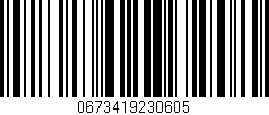 Código de barras (EAN, GTIN, SKU, ISBN): '0673419230605'