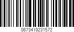 Código de barras (EAN, GTIN, SKU, ISBN): '0673419231572'