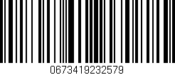Código de barras (EAN, GTIN, SKU, ISBN): '0673419232579'