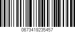Código de barras (EAN, GTIN, SKU, ISBN): '0673419235457'