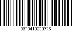 Código de barras (EAN, GTIN, SKU, ISBN): '0673419239776'