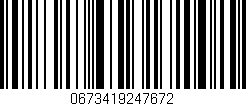 Código de barras (EAN, GTIN, SKU, ISBN): '0673419247672'