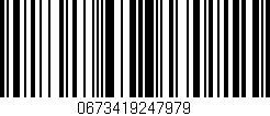Código de barras (EAN, GTIN, SKU, ISBN): '0673419247979'