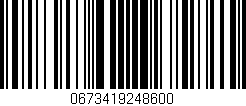 Código de barras (EAN, GTIN, SKU, ISBN): '0673419248600'