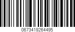 Código de barras (EAN, GTIN, SKU, ISBN): '0673419264495'