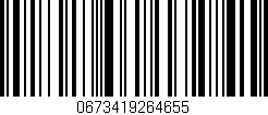 Código de barras (EAN, GTIN, SKU, ISBN): '0673419264655'