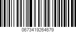 Código de barras (EAN, GTIN, SKU, ISBN): '0673419264679'