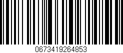Código de barras (EAN, GTIN, SKU, ISBN): '0673419264853'