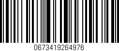 Código de barras (EAN, GTIN, SKU, ISBN): '0673419264976'