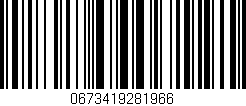 Código de barras (EAN, GTIN, SKU, ISBN): '0673419281966'