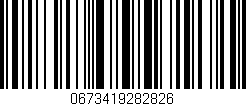 Código de barras (EAN, GTIN, SKU, ISBN): '0673419282826'