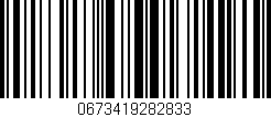 Código de barras (EAN, GTIN, SKU, ISBN): '0673419282833'