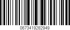 Código de barras (EAN, GTIN, SKU, ISBN): '0673419282949'