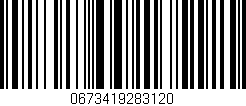 Código de barras (EAN, GTIN, SKU, ISBN): '0673419283120'