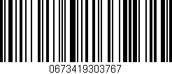 Código de barras (EAN, GTIN, SKU, ISBN): '0673419303767'
