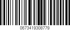 Código de barras (EAN, GTIN, SKU, ISBN): '0673419308779'