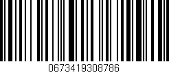 Código de barras (EAN, GTIN, SKU, ISBN): '0673419308786'