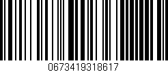 Código de barras (EAN, GTIN, SKU, ISBN): '0673419318617'