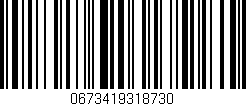 Código de barras (EAN, GTIN, SKU, ISBN): '0673419318730'