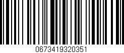 Código de barras (EAN, GTIN, SKU, ISBN): '0673419320351'