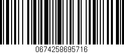 Código de barras (EAN, GTIN, SKU, ISBN): '0674258695716'