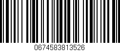 Código de barras (EAN, GTIN, SKU, ISBN): '0674583813526'