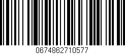 Código de barras (EAN, GTIN, SKU, ISBN): '0674862710577'