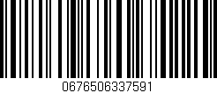 Código de barras (EAN, GTIN, SKU, ISBN): '0676506337591'