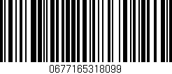 Código de barras (EAN, GTIN, SKU, ISBN): '0677165318099'