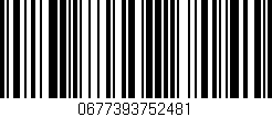 Código de barras (EAN, GTIN, SKU, ISBN): '0677393752481'
