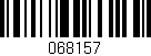 Código de barras (EAN, GTIN, SKU, ISBN): '068157'