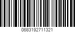 Código de barras (EAN, GTIN, SKU, ISBN): '0683192711321'