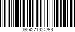 Código de barras (EAN, GTIN, SKU, ISBN): '0684371834756'