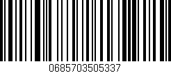 Código de barras (EAN, GTIN, SKU, ISBN): '0685703505337'