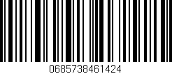 Código de barras (EAN, GTIN, SKU, ISBN): '0685738461424'