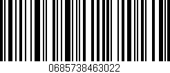 Código de barras (EAN, GTIN, SKU, ISBN): '0685738463022'