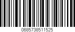 Código de barras (EAN, GTIN, SKU, ISBN): '0685738511525'